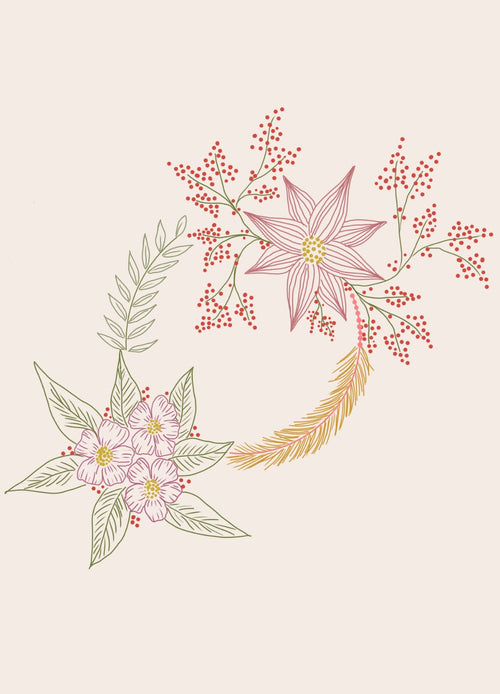 Botanical 5, a botanical greeting card by Boka in design