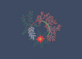 Festive Botanical 1, a new season greeting card by Boka in design