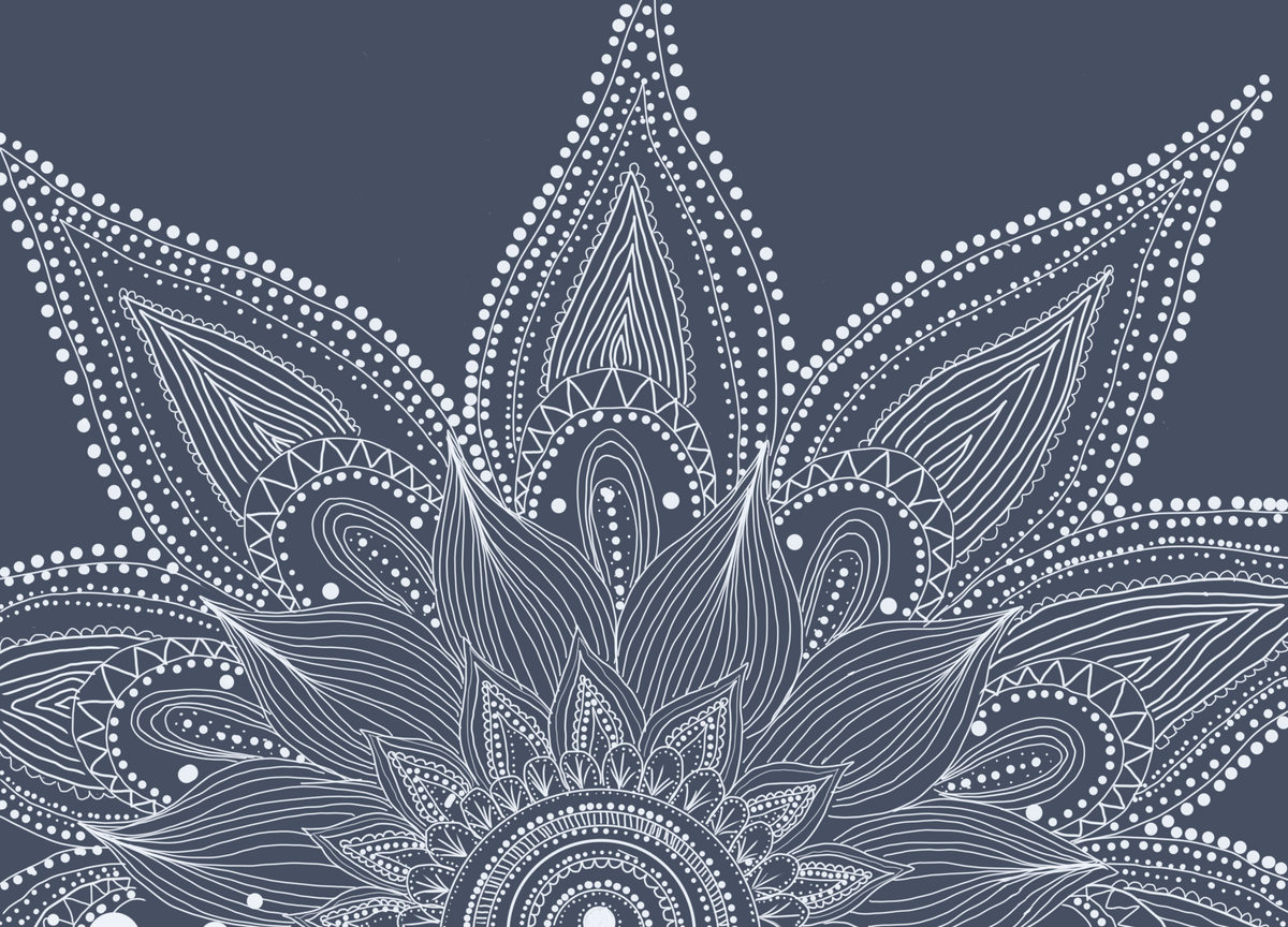 Mandala 2, a mandala greeting card by Boka in design
