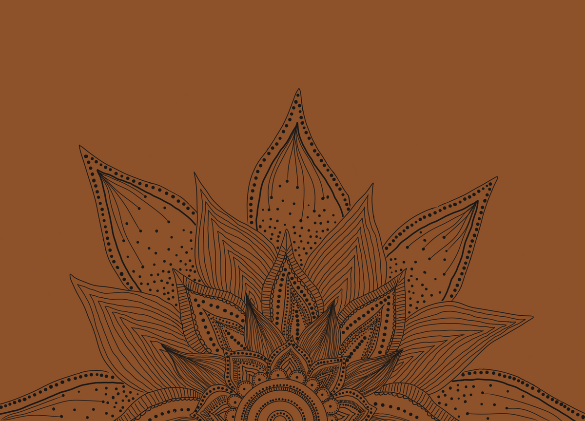 Mandala 3, a mandala greeting card by Boka in design