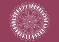 Mandala Flower, a mandala greeting card by Boka in design